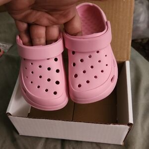 Pink Kids Clogs